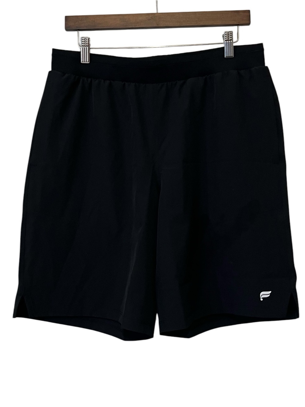 Fabletics Men's Fundamental Short II athletic shorts, Black, Size Large